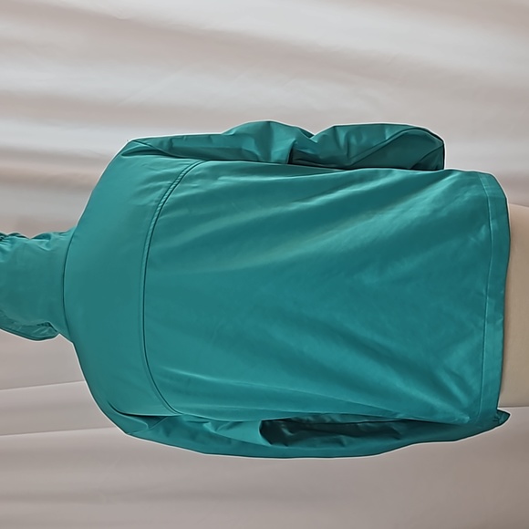 Chicos Turqoise front zip jacket L EUC - Picture 8 of 12